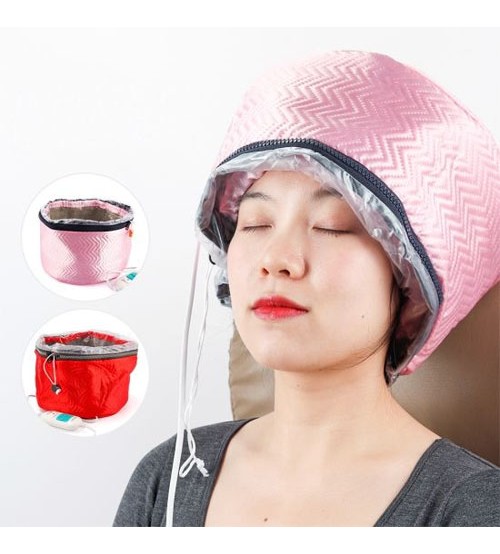 Electric Hair Steamer Cap for Hair SPA Waterproof Deep Conditioning Thermal Heat Hat